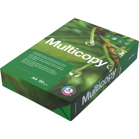 Papyrus Multicopy Druckerpapier A4 (210x297 mm) 500 Blätter Weiß