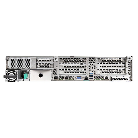 Intel R2208WTTYSR Server-Barebone Intel® C612 LGA 2011-v3 Rack (2U) Edelstahl