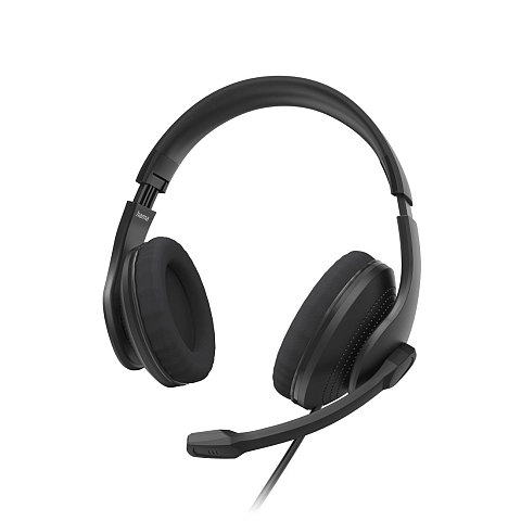 Hama HS-USB300 V2 Kopfhörer Kabelgebunden Kopfband Büro/Callcenter USB Typ-A Schwarz