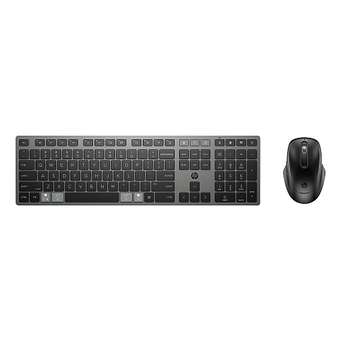 HP 720 Kombo mit wiederaufladbarer kabelloser Tastatur und Maus für mehrere Geräte