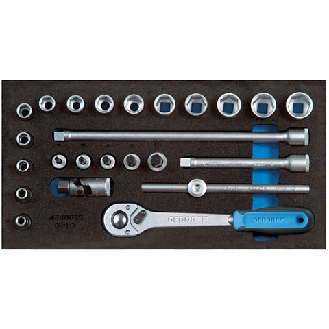 Gedore 2308975 Steckdosen/Steckdosen-Set