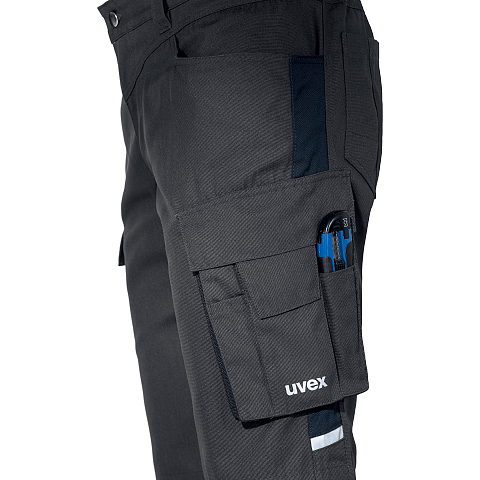 Uvex 1720213 Schutzhose Grau