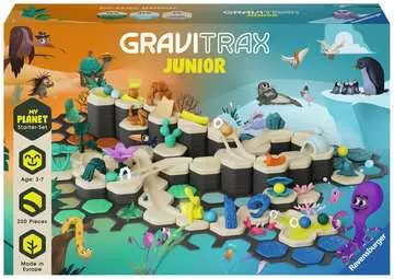 Ravensburger GraviTrax Junior Starter-Set XXL Planet Spielzeug-Murmelbahn