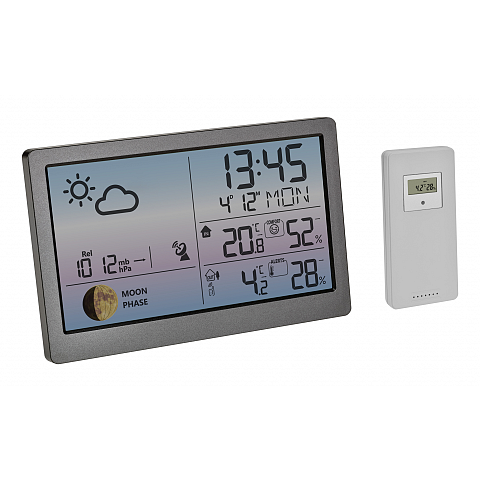 TFA-Dostmann Luna Sky Grau Akku