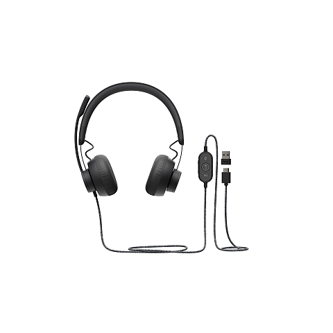 Logitech 981-000870 Kopfhörer & Headset Kabelgebunden Kopfband Anrufe/Musik USB Typ-C Graphit