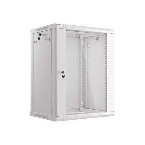 Lanberg WF01-6415-10S Rack 15U Wandmontiertes Regal Grau