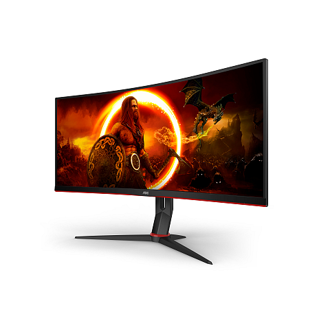 AOC G2 CU34G2XP Computerbildschirm 86,4 cm (34") 3440 x 1440 Pixel UltraWide Quad HD LED Schwarz, Rot