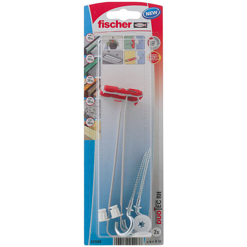 Fischer 537264 Schraubanker/Dübel 2 Stück(e) Schrauben- & Dübelsatz 50 mm