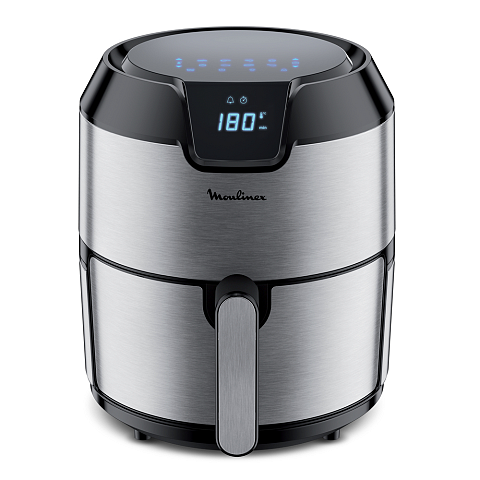 Moulinex Easy Fry EZ401D10 Fritteuse Einzelbild 4,2 l 1500 W Heißluftfritteuse Schwarz, Edelstahl