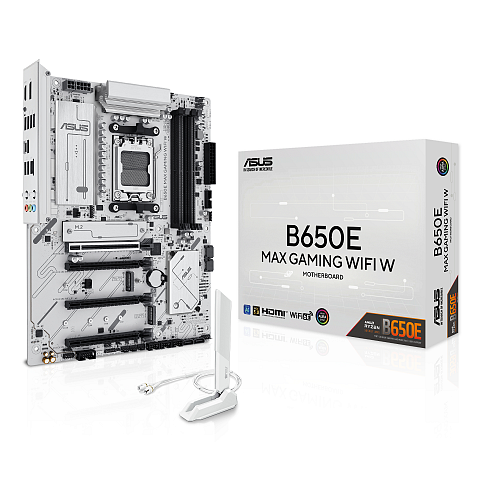 ASUS B650E MAX GAMING WIFI W AMD B650 Sockel AM5 ATX