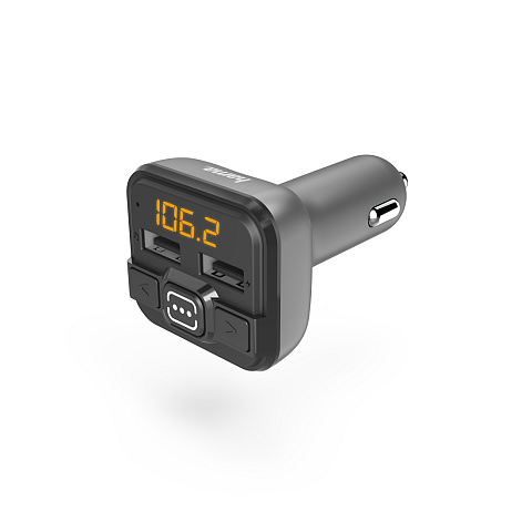 Hama 00014164 FM-Transmitter 87,6 - 107,9 MHz Zigarettenanzünder Grau