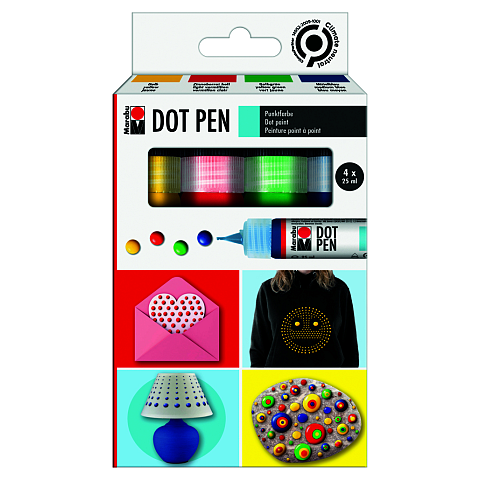 Marabu Dot Pen Farbe auf Wasserbasis 25 ml 4 Stück(e)
