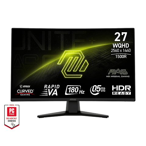 MSI MAG 274CQFDE Computerbildschirm 68,6 cm (27") 2560 x 1440 Pixel Wide Quad HD Schwarz