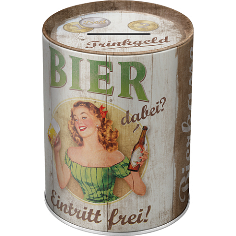 Nostalgic Art 43705450 Spardose Grün, Weiß Metall 1 Stück(e)