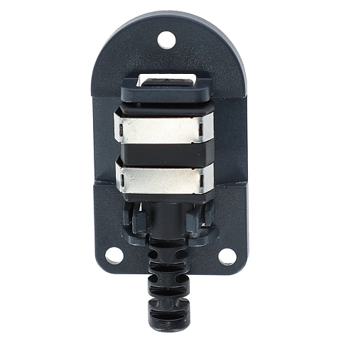 Kerbl 291127 Teil/Zubehör für Elektrozäune Zaunbandverbinder Schwarz, Grau 2 Stück(e)
