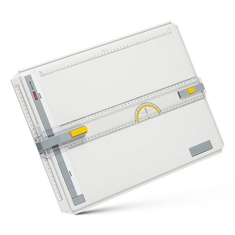 Aristo AR70332 Zeichenbrett A3 (297x420 mm) Grau, Transparent, Weiß, Gelb