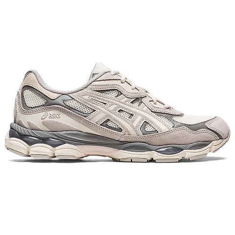 ASICS 1201A789.103_8.5 Modischer Turnschuh Männlich Grau, Cremefarben
