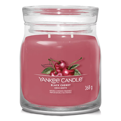 Yankee Candle Black Cherry Wachskerze Zylinder Kirsche (Frucht) Rot 1 Stück(e)