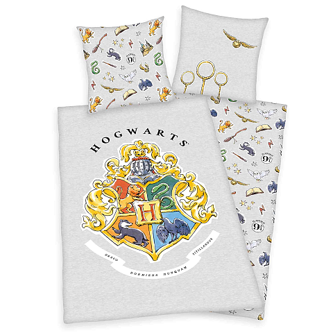 HERDING Harry Potter Bettwäsche-Set 'Hogwarts' - 70-x-90-cm-140-x-200-cm-at
