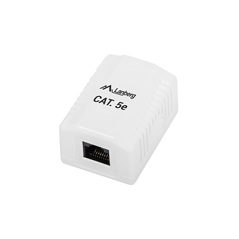 Lanberg OU5-0001-W Steckdose RJ-45 Weiß