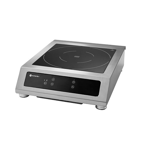 Hendi 240029 Kochfeld Edelstahl Arbeitsplatte 39 cm Zonen-Induktionskochfeld 1 Zone(n)