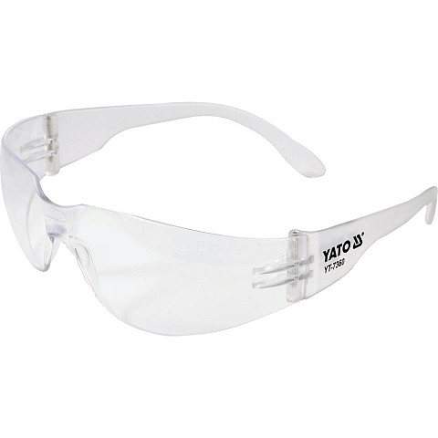 Yato YT-7360 Schutzbrille/Sicherheitsbrille Polycarbonat (PC) Transparent