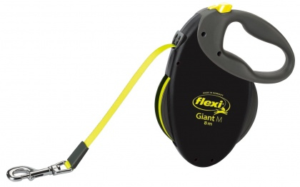 TRIXIE NEON GIANT M 8 m Schwarz, Gelb Hund Rückziehbare Leine