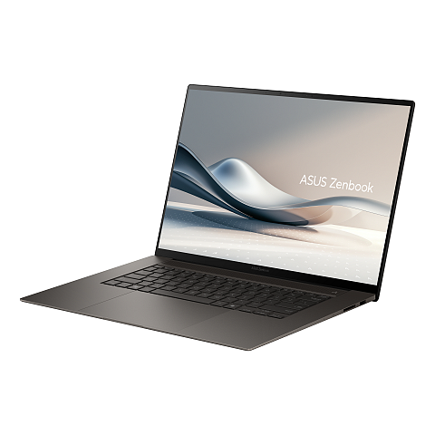 ASUS Zenbook S16 UM5606WA-RK333W Copilot+ PC AMD Ryzen AI 9 HX 370 Laptop 40,6 cm (16") WQXGA+ 32 GB LPDDR5x-SDRAM 1 TB SSD Wi-Fi 7 (802.11be) Windows 11 Home Deutsch Grau