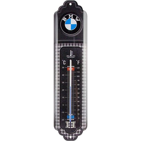 Nostalgic Art BMW Classic Flüssigkeitsumgebungs-Thermometer Drinnen Schwarz, Blau, Weiß
