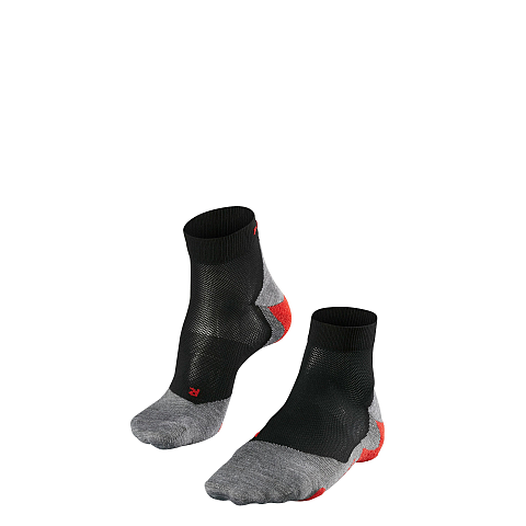 Falke RU5 Lightweight Short Männlich Klassische Socken Schwarz, Grau, Rot 1 Paar(e)