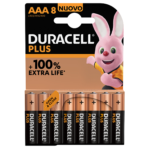 Duracell Plus 100 AAA Einwegbatterie Alkali
