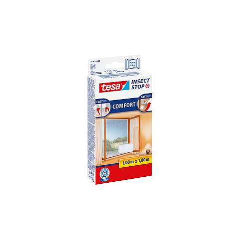 TESA 55667-20 Moskitonetz Fenster Weiß