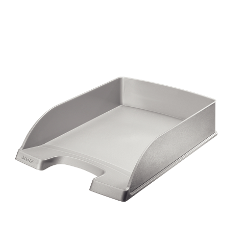 Leitz Plus Briefkorb Polystyrol Silber