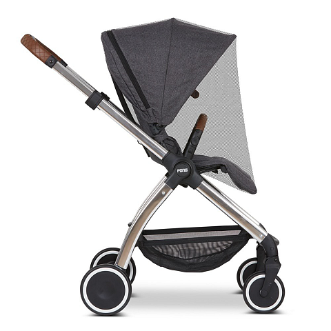 ABC Design 12001831000 Kinderwagen-Fußsack Moskitonetz Schwarz