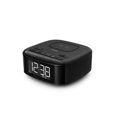 Philips TAR7705/10 Radio Uhr Analog & Digital Schwarz