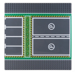 WANGE 8815 Grundplatte Grün, Grau