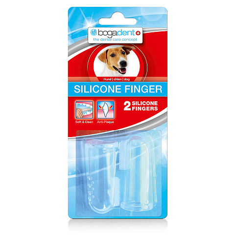 Bogar bogadent Silicone Finger Haustier-Finger-Zahnbürste