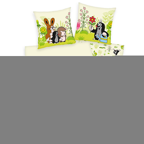 HERDING Der kleine Maulwurf Bettwäsche-Set ‘Classic’ – 135×200 cm, Renforcé
