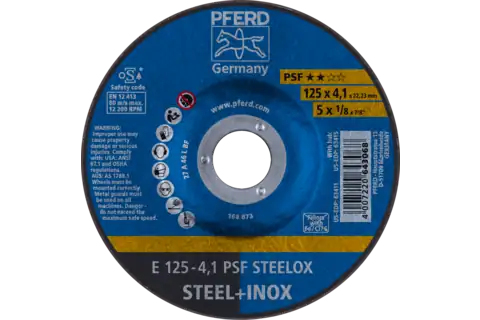PFERD Grinding wheels PSF STEELOX Winkelschleifer