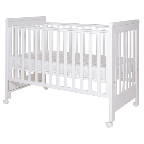 Treppy Dreamy Plus 2 Babybett Holz Weiß
