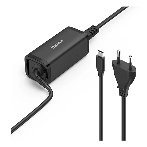 Hama 00200023 Netzteil & Spannungsumwandler Drinnen 65 W Schwarz