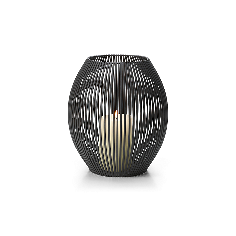 Philippi Louisiana Kerzenständer Eisen Schwarz, Braun