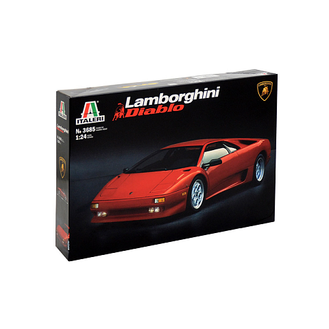Italeri Lamborghini Diablo Oldtimer-Modell Montagesatz 1:24