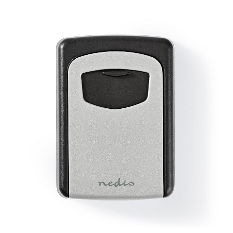 Nedis KEYCC01GY Safe Wandtresor Aluminium Schwarz, Silber