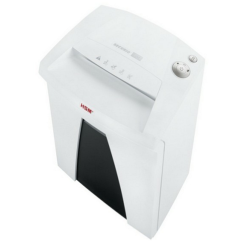 HSM Securio B24 1,9x15mm Aktenvernichter Partikelschnitt-Zerkleinerung 56 dB 24 cm Weiß