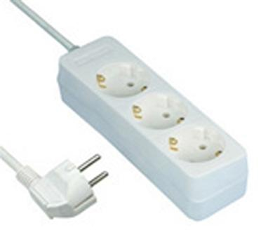 REV 512342555 Spannungsschutz Weiß 3 AC-Ausgänge 250 V 1,4 m