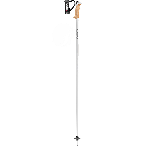 LEKI Stella S WS Skistock 125 cm Silber, Weiß Aluminium