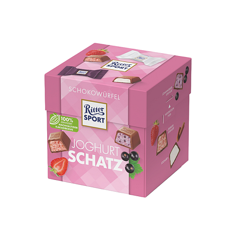 Ritter Sport Schokowürfel Joghurtschatz Milchschokolade 1 g