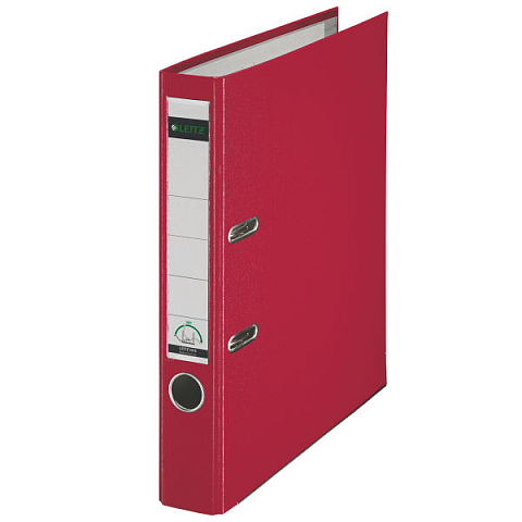 Leitz 180° Plastic Lever Arch File Ringmappe A4 Rot