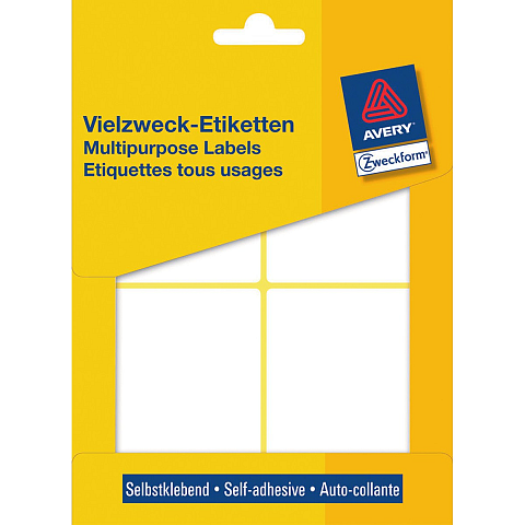 Avery Universal-Etiketten, weiß, 80 x 54 mm, permanent